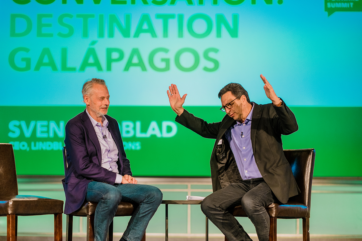 Lindblad Expeditions CEO Sven Lindblad talks about both the company&#039;s conservation initiatives, but also the importance of sharing the story of the Galápagos - so people know why it needs to be preserved.